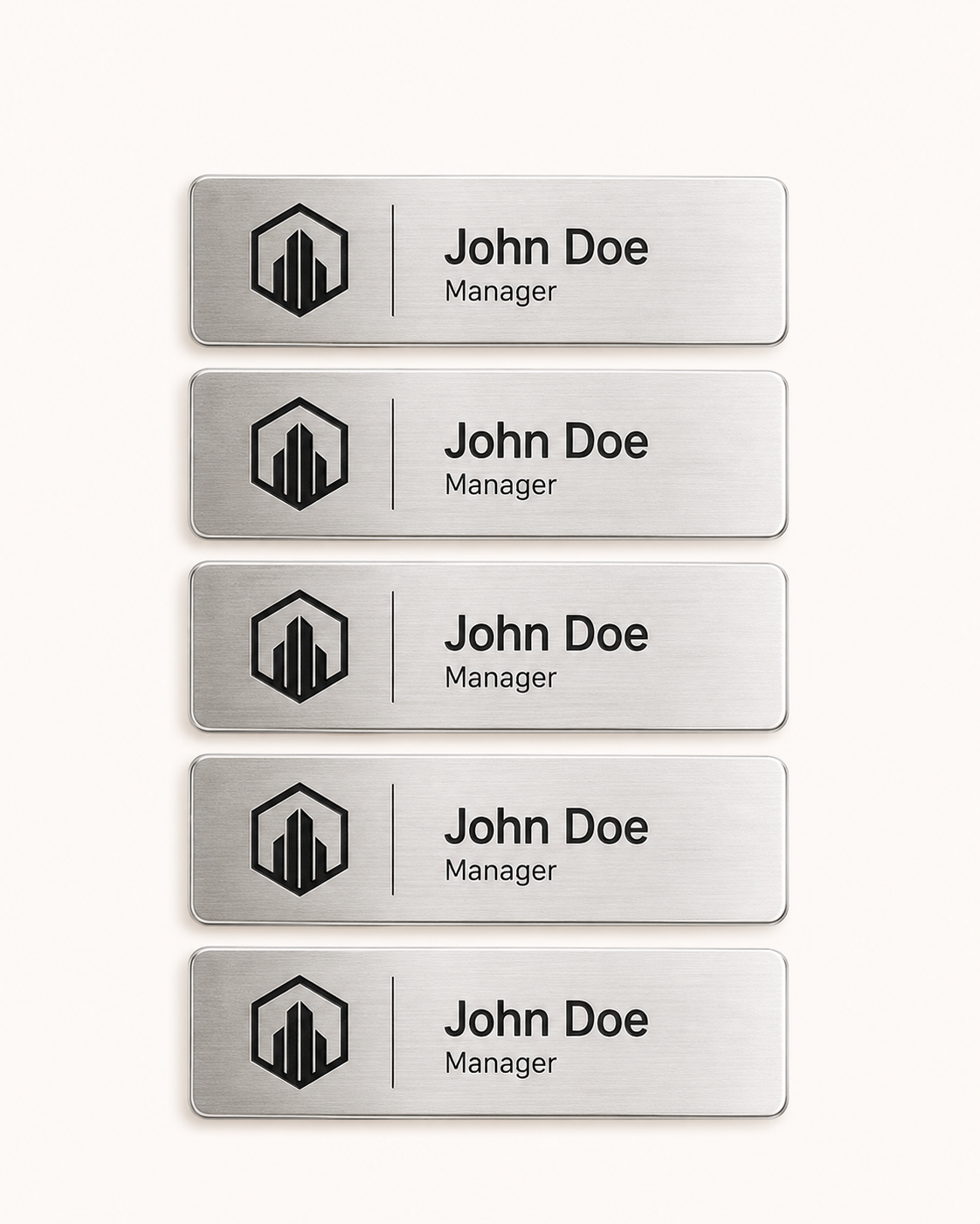 Bulk Corporate Magnetic Badges (Set of 25/50/100)